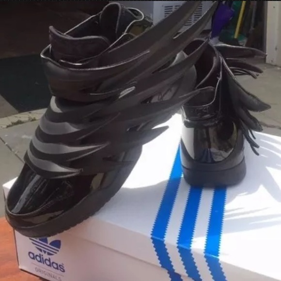 Adidas Jeremy Scott Wings Dark Knight Batman Shoes - Picture 3 of 8